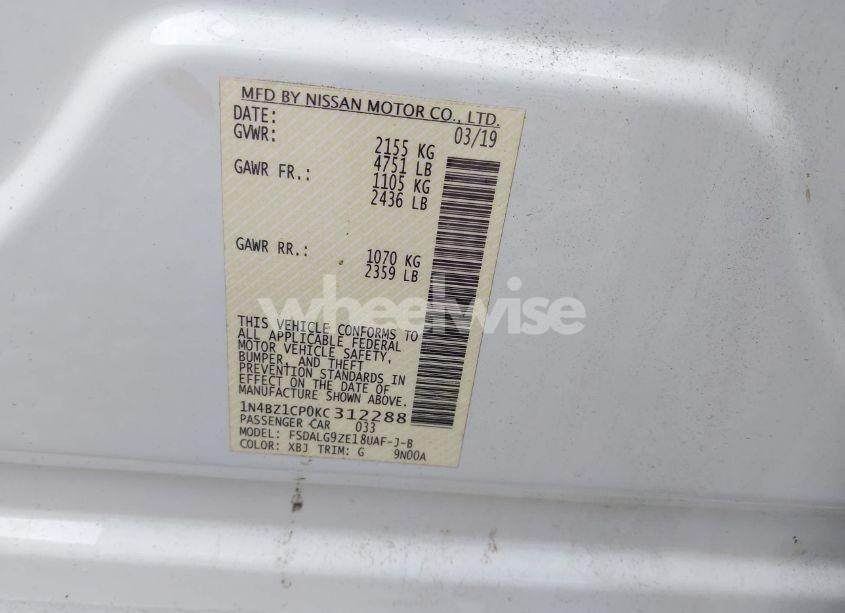 Photo 9 of 2019 Nissan Leaf S PLUS/SL PLUS/SV PLUS (VIN 1N4BZ1CP0KC312288)