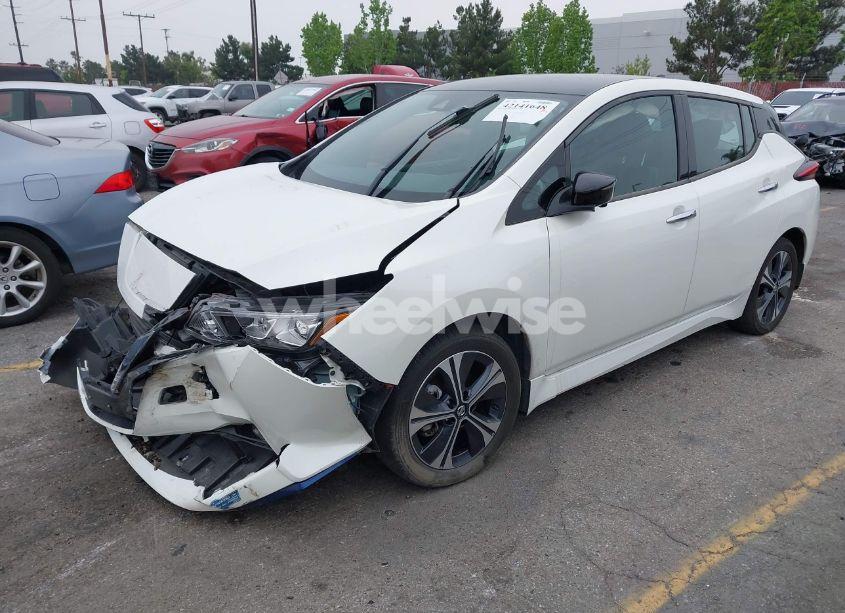 Photo 2 of 2021 Nissan Leaf SL PLUS 62 KWH (VIN 1N4BZ1DV4MC551374)