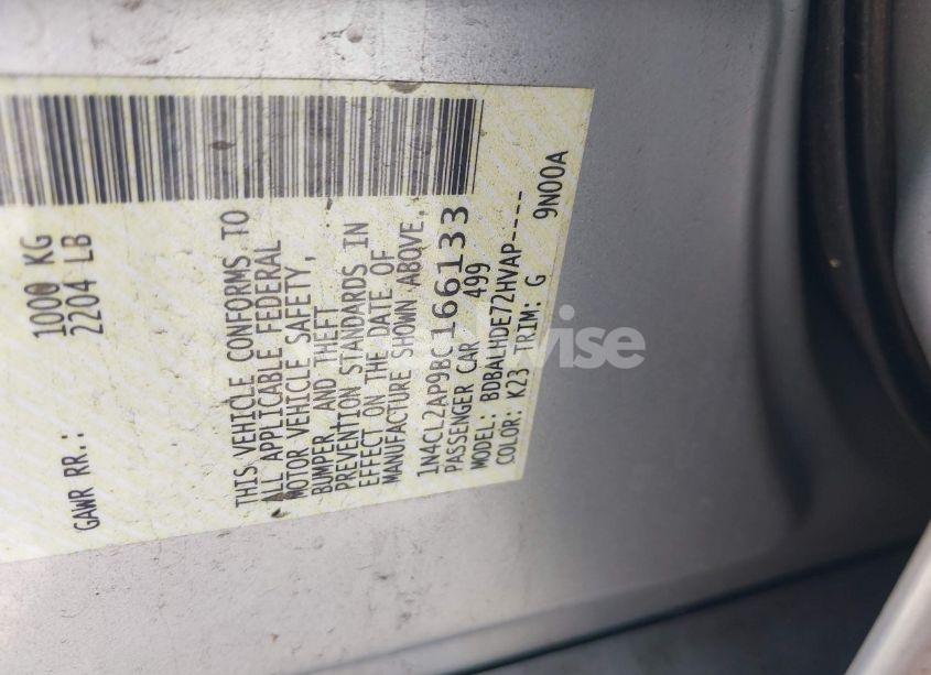 Photo 9 of 2011 Nissan Altima HYBRID (VIN 1N4CL2AP9BC166133)