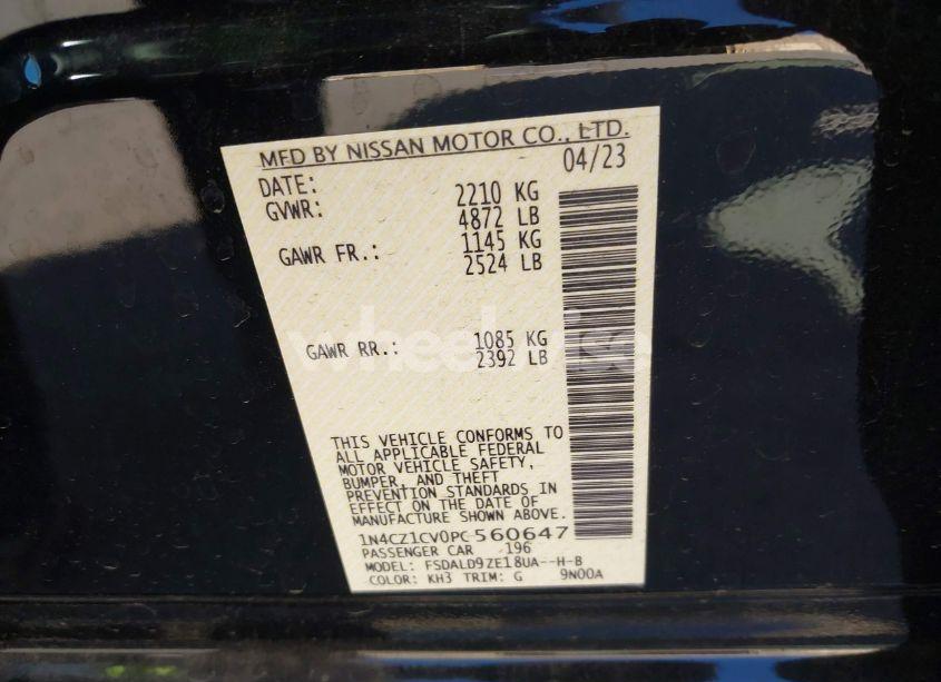 Photo 9 of 2023 Nissan Leaf SV PLUS 60 KWH (VIN 1N4CZ1CV0PC560647)