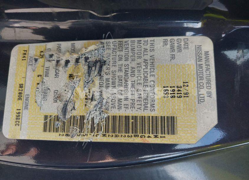 Photo 9 of 1992 Nissan Sentra SE-R (VIN 1N4GB32A2NC755002)