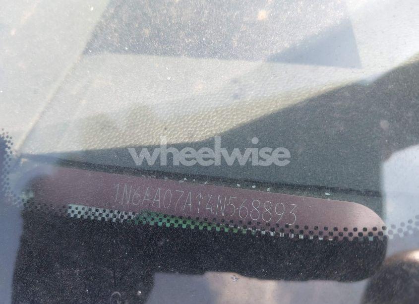 Photo 9 of 2004 Nissan Titan XE (VIN 1N6AA07A14N568893)