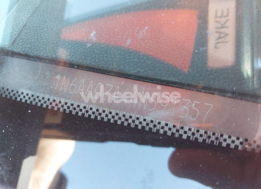 Photo 9 of 2004 Nissan Titan SE (VIN 1N6AA07A44N591357)