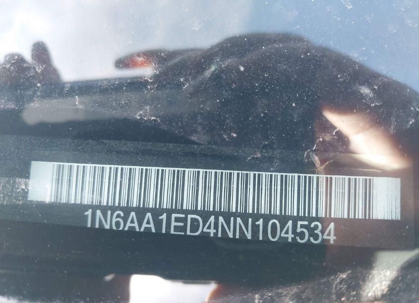 Photo 9 of 2022 Nissan Titan SV 4X4 (VIN 1N6AA1ED4NN104534)