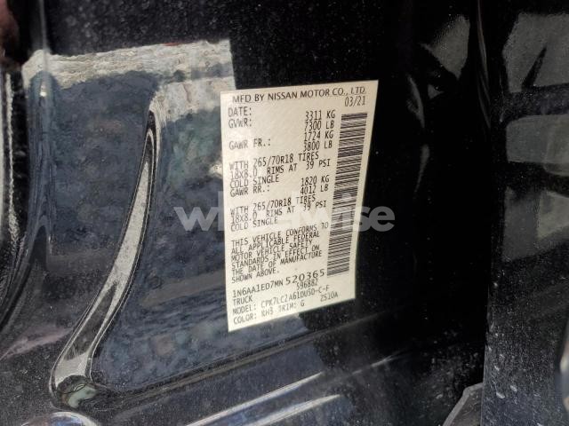 Photo 5 of 2021 NISSAN TITAN SV (VIN 1N6AA1ED7MN520365)