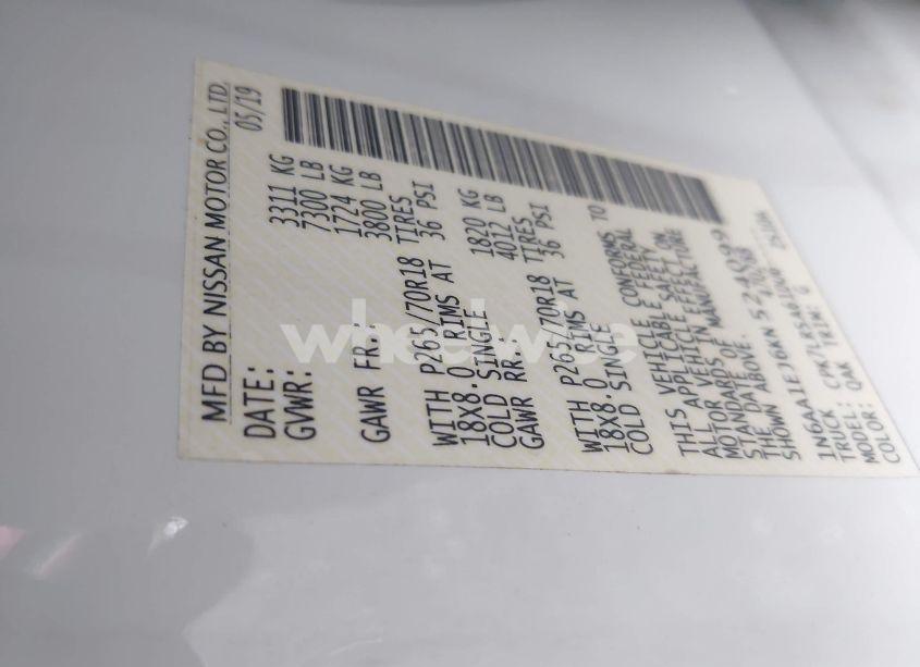 Photo 9 of 2019 Nissan Titan S (VIN 1N6AA1EJ6KN524099)