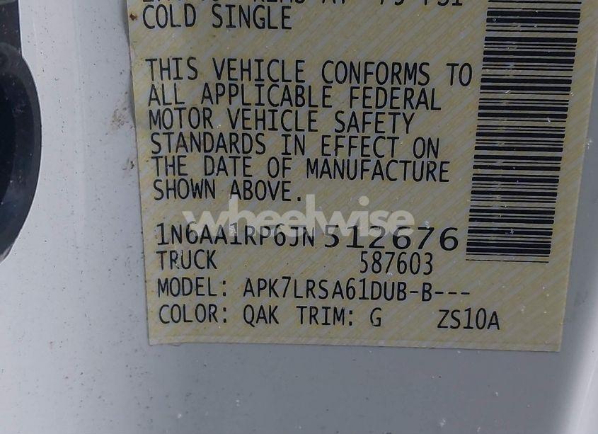 Photo 9 of 2018 Nissan Titan XD S (VIN 1N6AA1RP6JN512676)