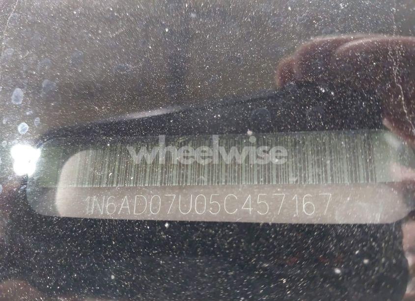 Photo 9 of 2005 Nissan Frontier SE (VIN 1N6AD07U05C457167)