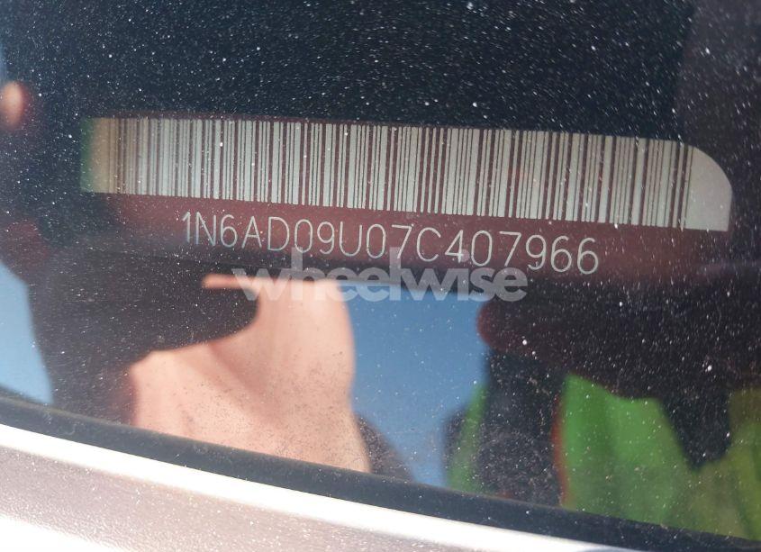 Photo 9 of 2007 Nissan Frontier SE (VIN 1N6AD09U07C407966)