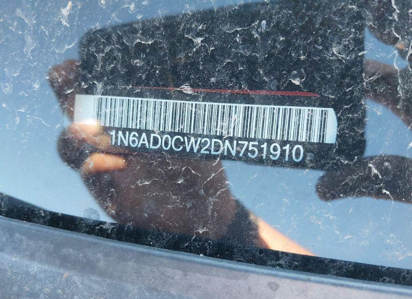 Photo 9 of 2013 Nissan Frontier SV (VIN 1N6AD0CW2DN751910)