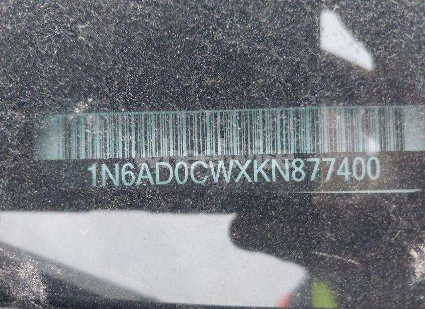 Photo 9 of 2019 Nissan Frontier SV (VIN 1N6AD0CWXKN877400)