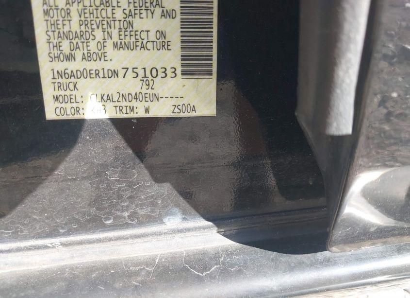 Photo 9 of 2013 Nissan Frontier SV (VIN 1N6AD0ER1DN751033)