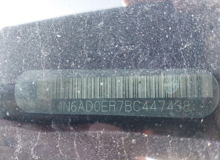 Photo 9 of 2011 Nissan Frontier SV (VIN 1N6AD0ER7BC447438)