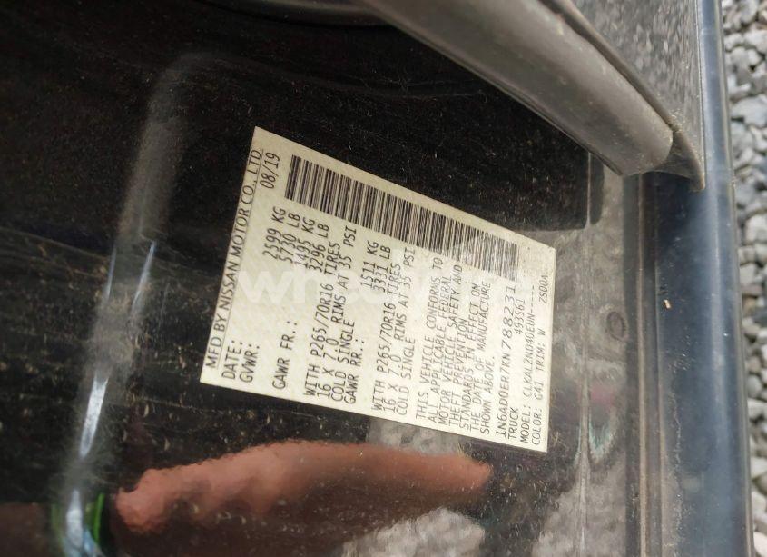 Photo 9 of 2019 Nissan Frontier SV (VIN 1N6AD0ER7KN788231)