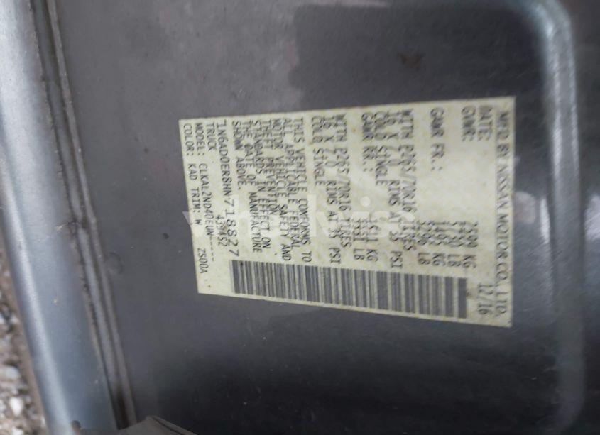 Photo 9 of 2017 Nissan Frontier SV (VIN 1N6AD0ER8HN718827)