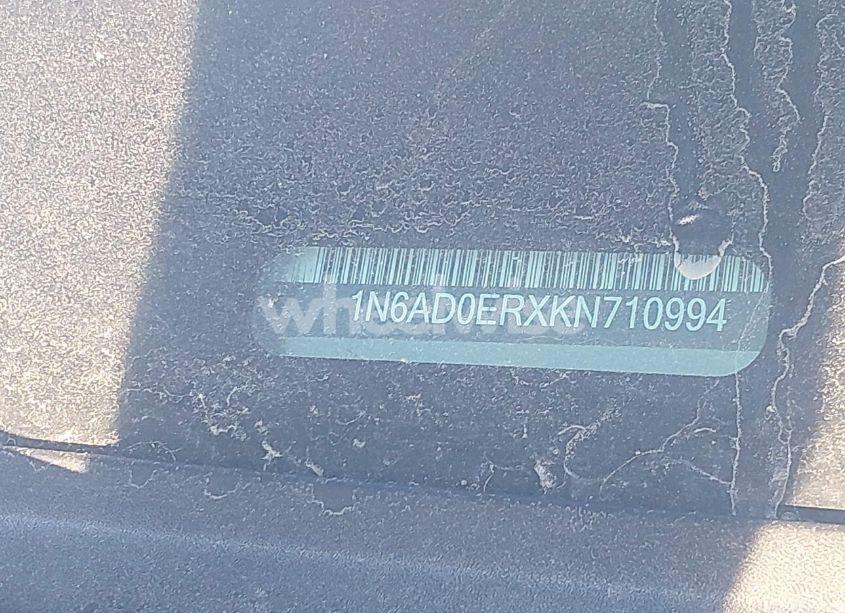 Photo 9 of 2019 Nissan Frontier SV (VIN 1N6AD0ERXKN710994)