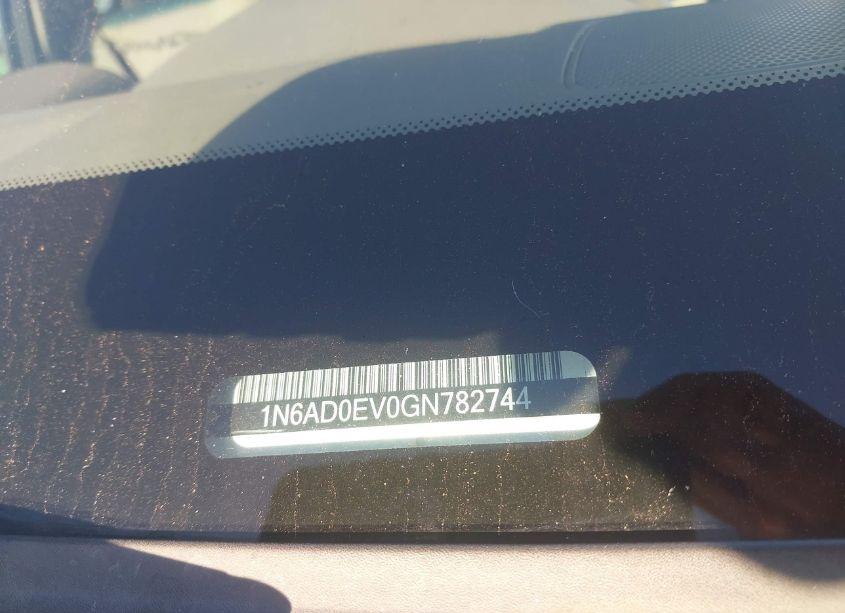 Photo 9 of 2016 Nissan Frontier PRO-4X/S/SL/SV (VIN 1N6AD0EV0GN782744)