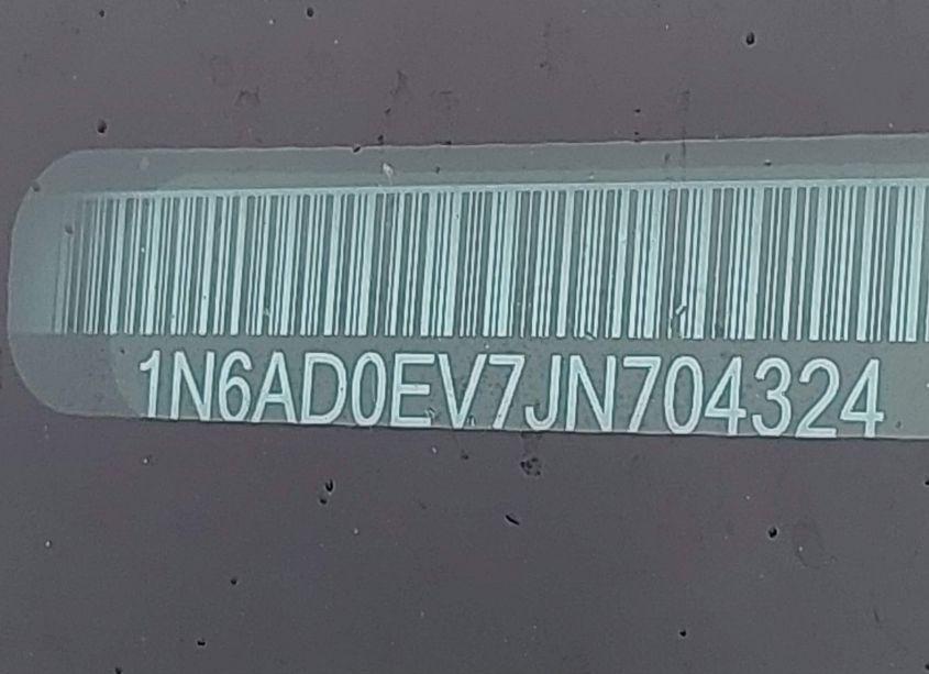 Photo 9 of 2018 Nissan Frontier SV (VIN 1N6AD0EV7JN704324)