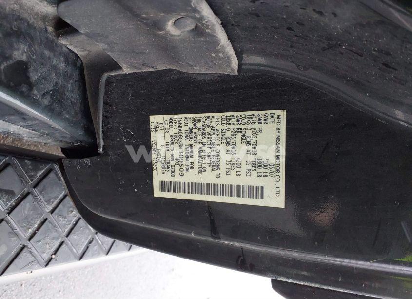Photo 9 of 2008 Nissan Titan SE (VIN 1N6BA06CX8N309509)