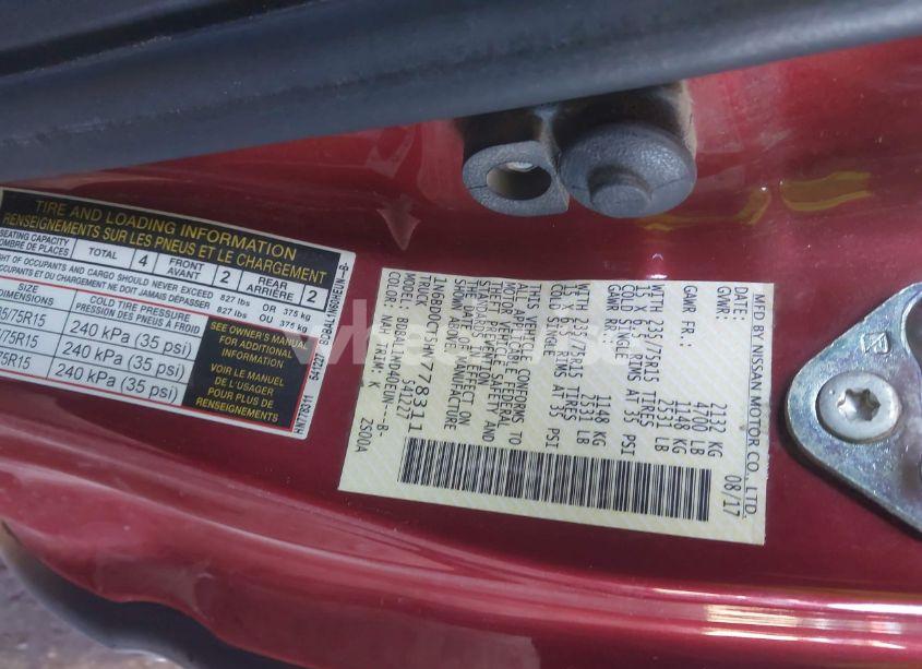 Photo 9 of 2017 Nissan Frontier S (VIN 1N6BD0CT5HN778311)