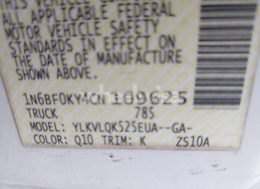 Photo 9 of 2012 Nissan Nv 2500 NV2500 HD S V6 (VIN 1N6BF0KY4CN109625)