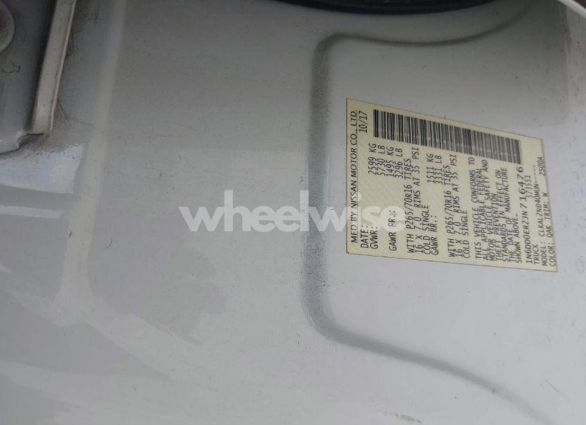 Photo 9 of 2018 Nissan Frontier SV (VIN 1N6DD0ER2JN716476)