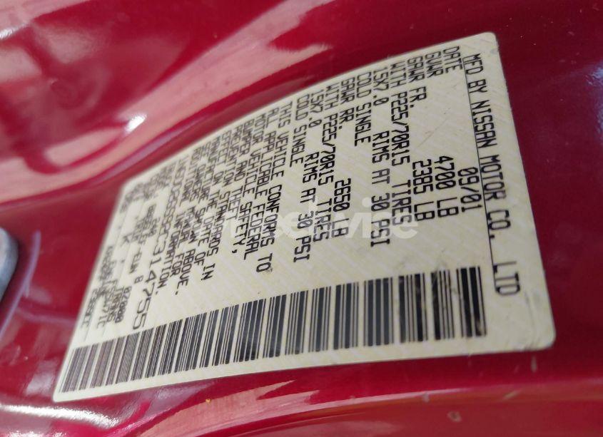 Photo 9 of 2002 Nissan Frontier XE (VIN 1N6DD26S92C314755)