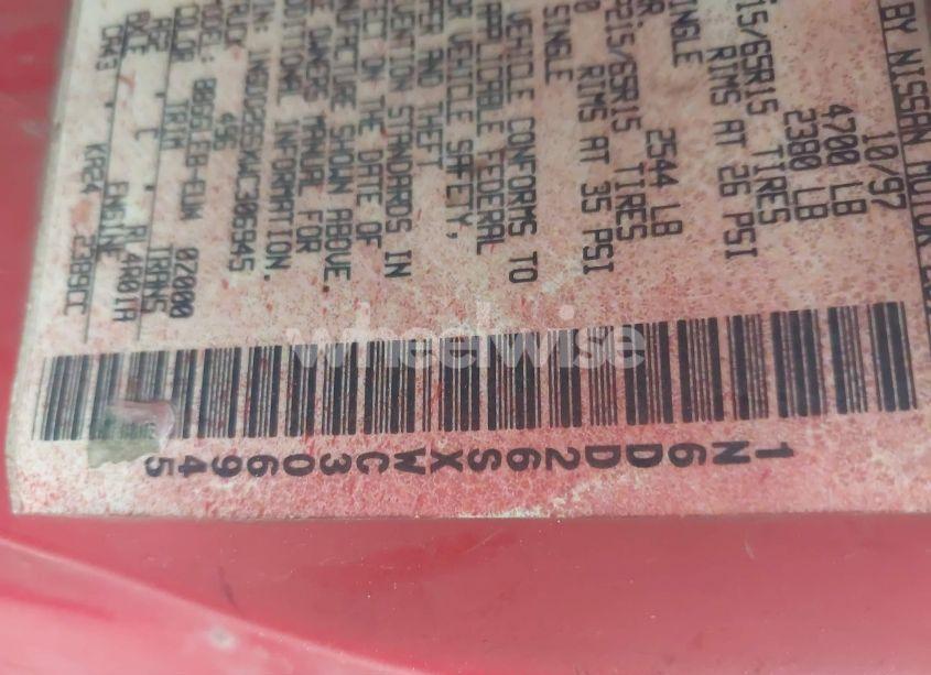 Photo 9 of 1998 Nissan Frontier SE/XE (VIN 1N6DD26SXWC306945)