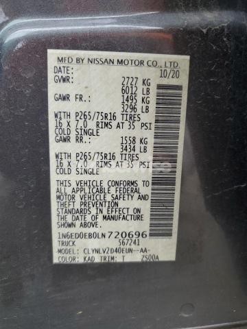 Photo 9 of 2020 NISSAN FRONTIER S (VIN 1N6ED0EB0LN720696)