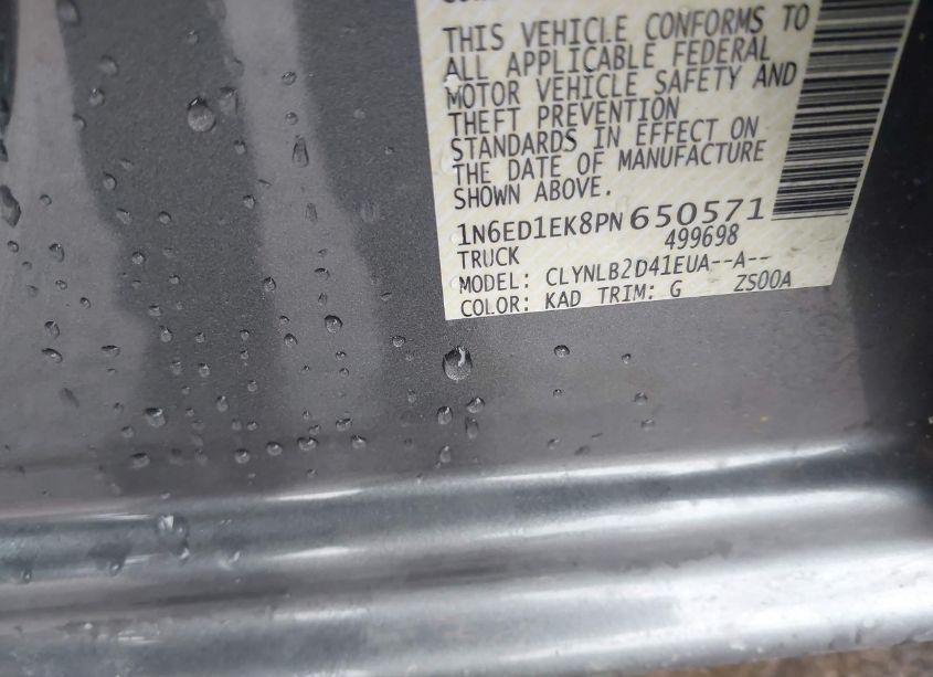 Photo 9 of 2023 Nissan Frontier SV 4X4 (VIN 1N6ED1EK8PN650571)