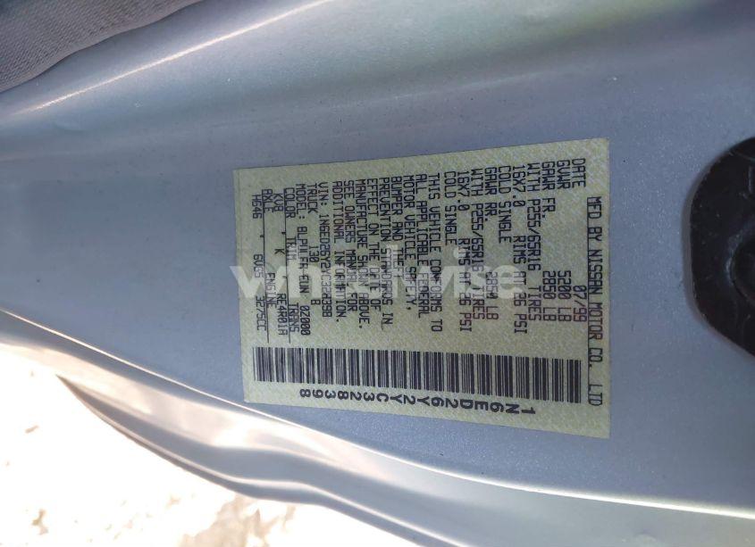 Photo 9 of 2000 Nissan Frontier SE-V6/XE-V6 (VIN 1N6ED26Y2YC328398)