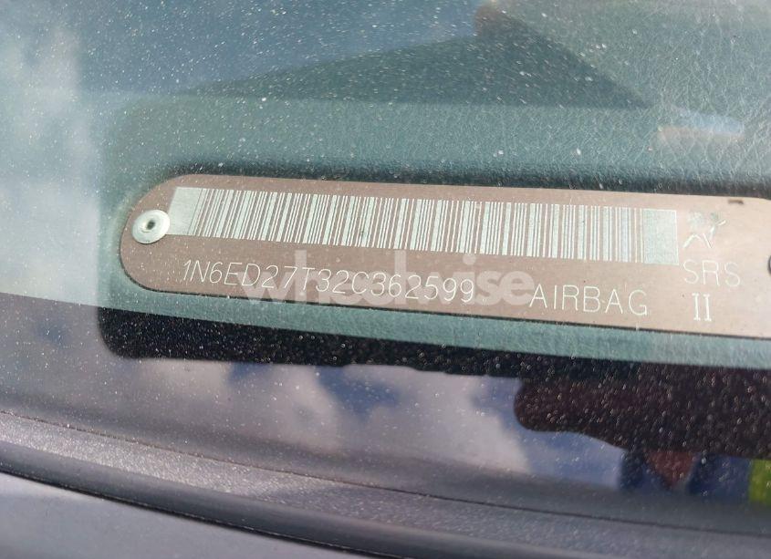 Photo 9 of 2002 Nissan Frontier XE-V6 (VIN 1N6ED27T32C362599)