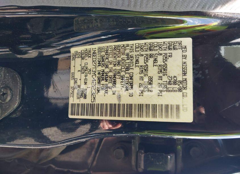 Photo 9 of 2000 Nissan Frontier SE-V6/XE-V6 (VIN 1N6ED27T3YC422325)