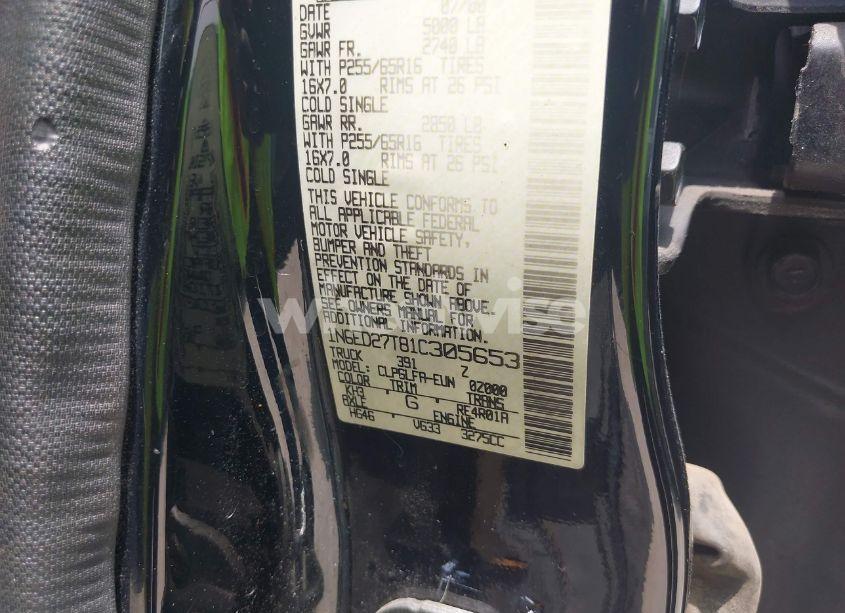 Photo 9 of 2001 Nissan Frontier SE-V6 (VIN 1N6ED27T81C305653)