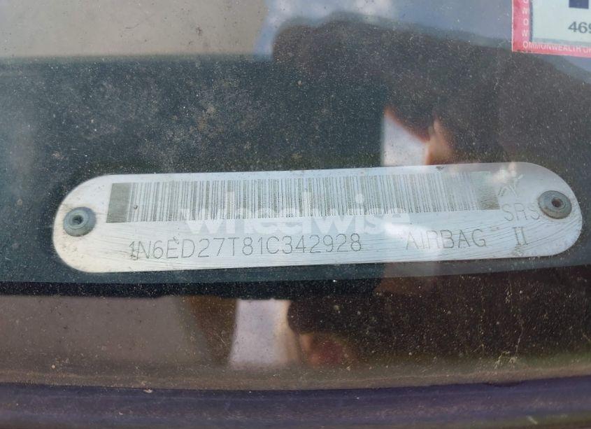 Photo 9 of 2001 Nissan Frontier SE-V6 (VIN 1N6ED27T81C342928)