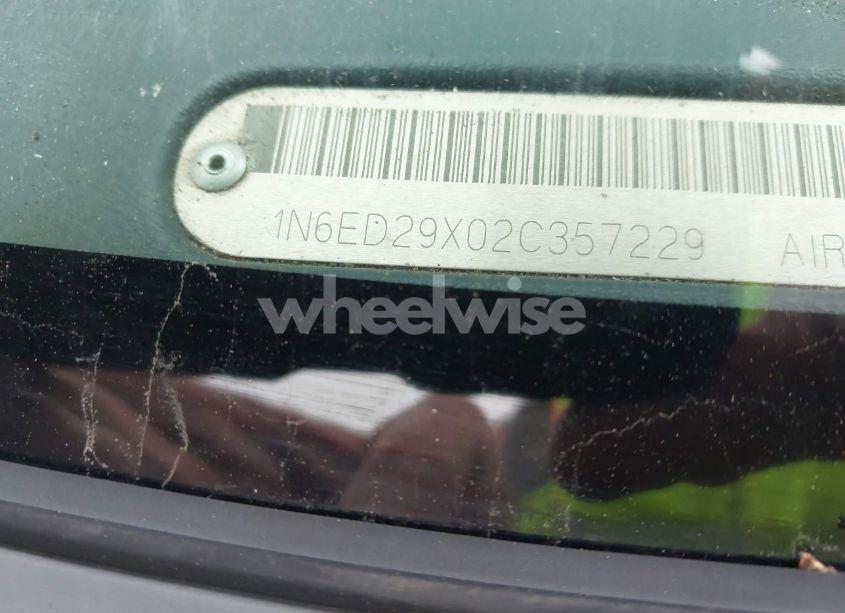 Photo 9 of 2002 Nissan Frontier SE-V6 (VIN 1N6ED29X02C357229)