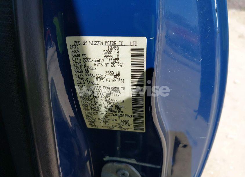 Photo 9 of 2001 Nissan Frontier SC-V6 (VIN 1N6MD26Y51C342250)