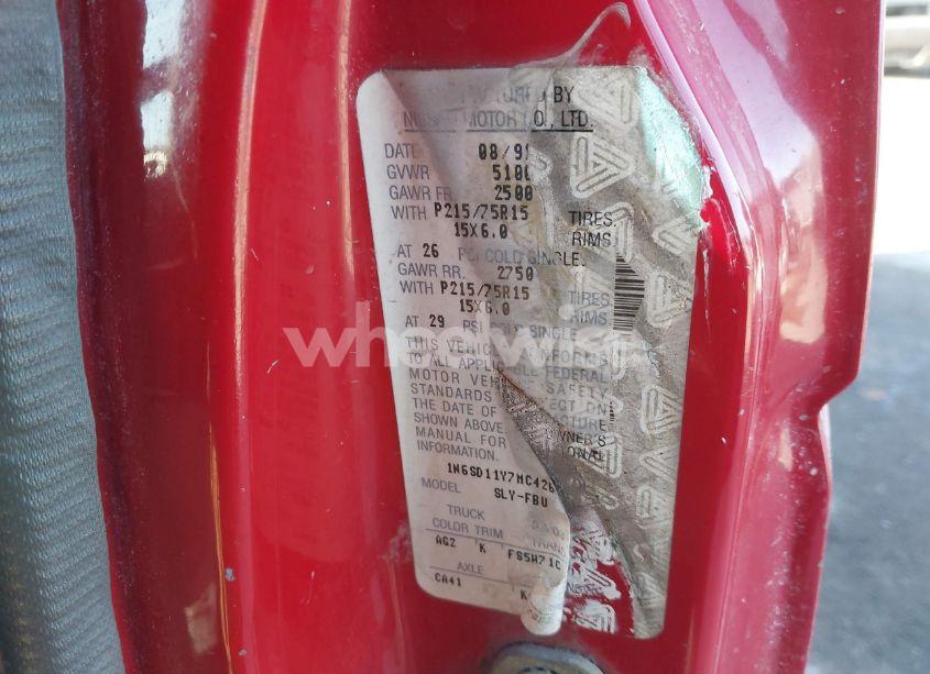 Photo 9 of 1991 Nissan Truck SHORT WHEELBASE (VIN 1N6SD11Y7MC426731)