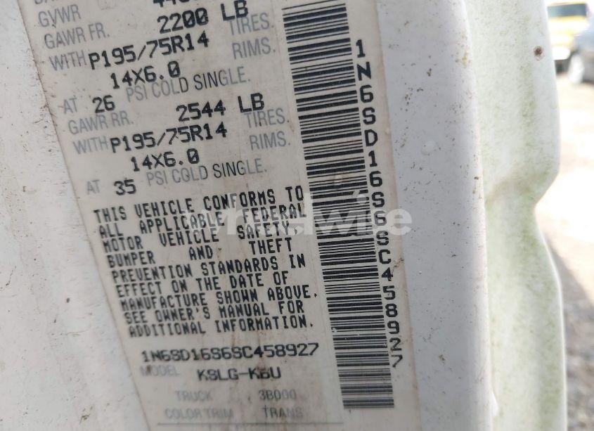 Photo 9 of 1995 Nissan Truck KING CAB XE (VIN 1N6SD16S6SC458927)