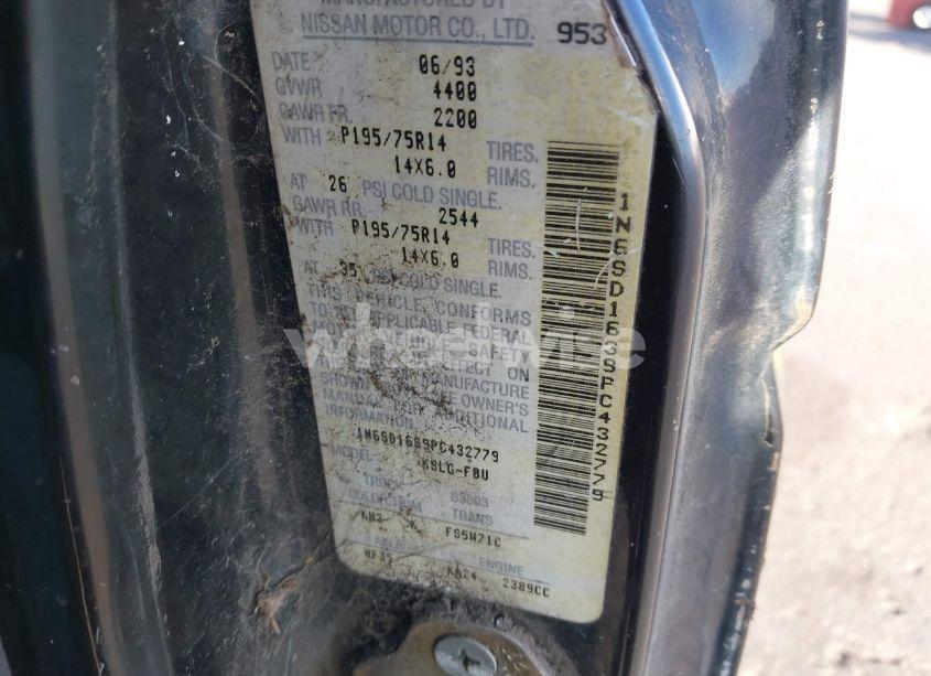 Photo 9 of 1993 Nissan Truck KING CAB (VIN 1N6SD16S9PC432779)