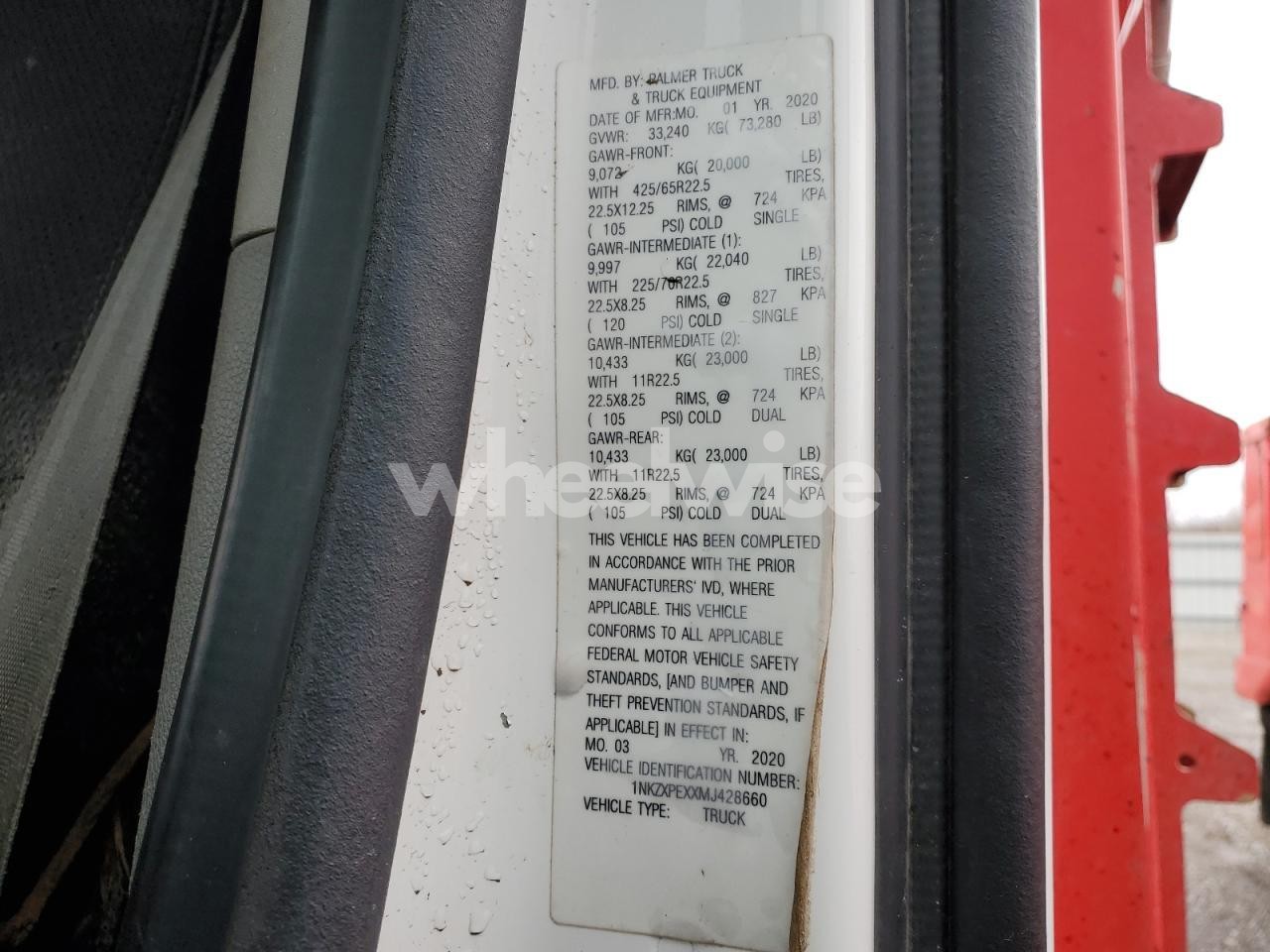 Photo 10 of 2021 KENWORTH T880 DUMP TRUCK (VIN 1NKZXPEXXMJ428660)