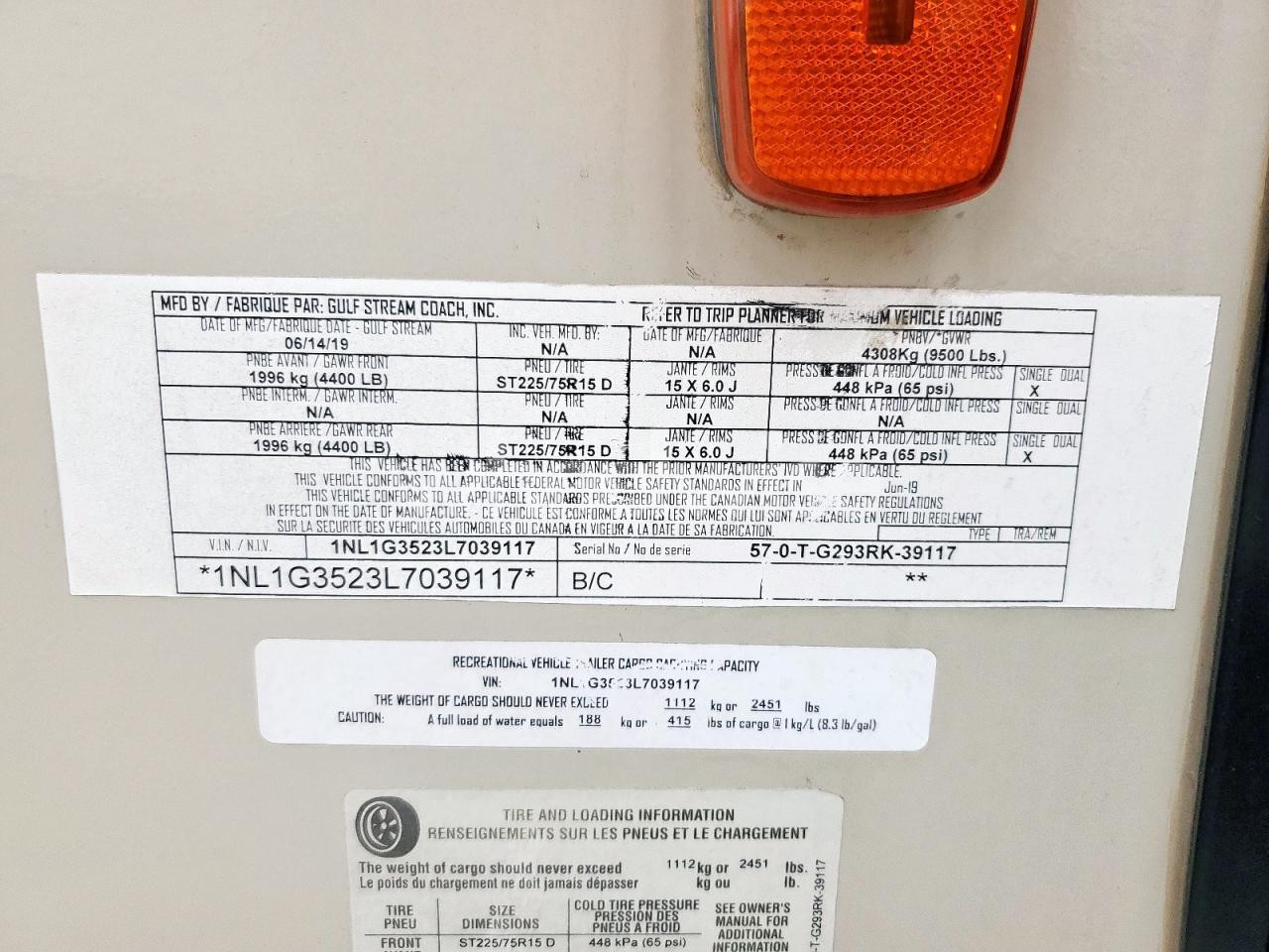 Photo 10 of 2020 KINGSPORT 269BH (VIN 1NL1G3523L7039117)