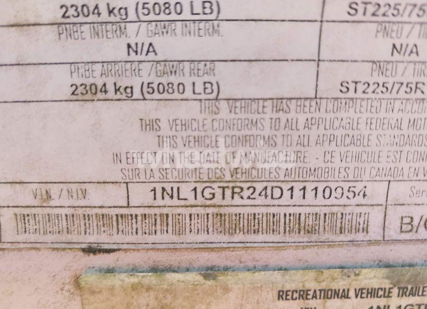 Photo 9 of 2013 Gulfstream Kingsport (VIN 1NL1GTR24D1110954)