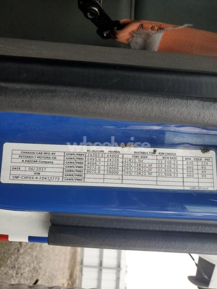 Photo 10 of 2018 PETERBILT 567 TANK TRUCK (VIN 1NPCXP0X4JD473773)