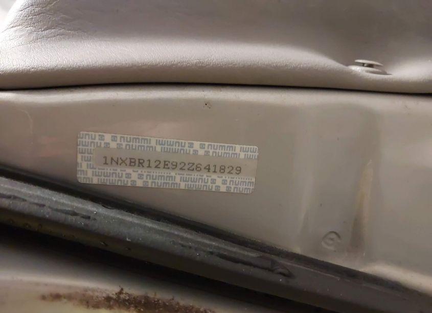 Photo 9 of 2002 Toyota Corolla CE (VIN 1NXBR12E92Z641829)