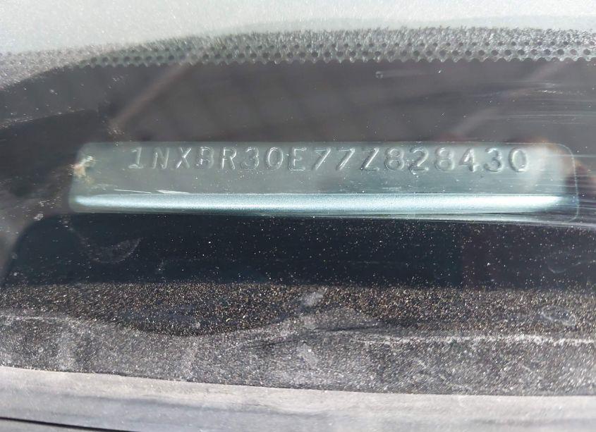 Photo 9 of 2007 Toyota Corolla LE (VIN 1NXBR30E77Z828430)