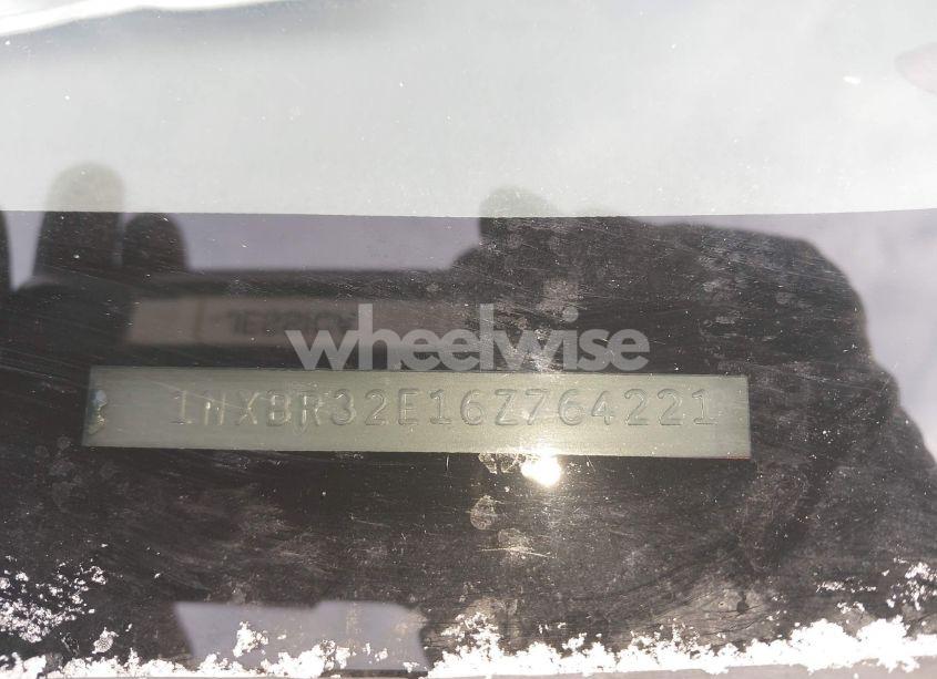 Photo 9 of 2006 Toyota Corolla CE (VIN 1NXBR32E16Z764221)