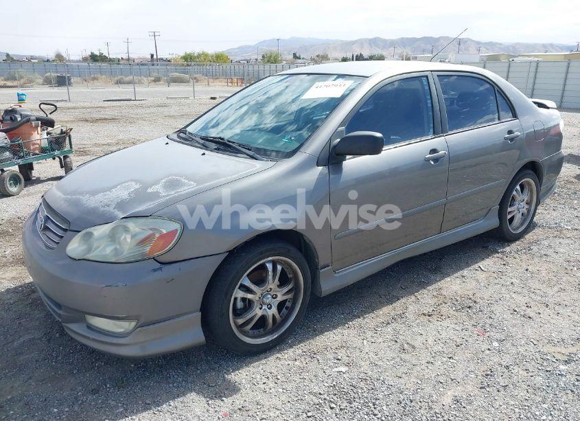 Photo 2 of 2003 Toyota Corolla S (VIN 1NXBR32E33Z107027)