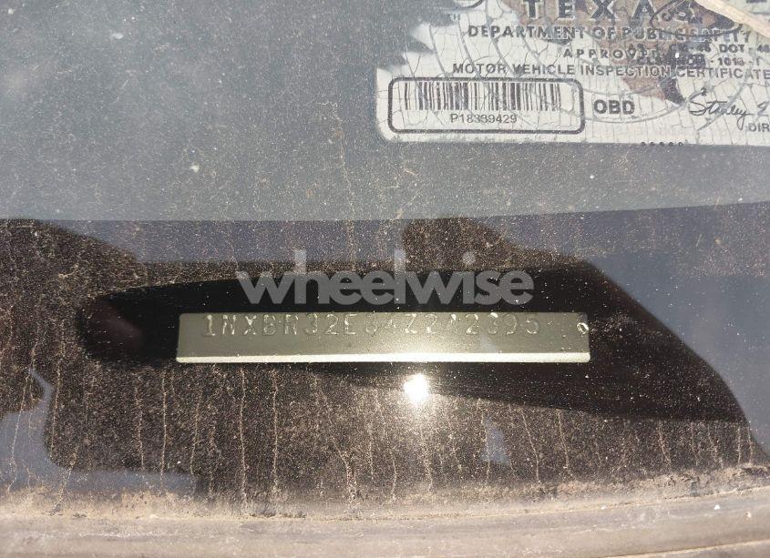 Photo 9 of 2004 Toyota Corolla S (VIN 1NXBR32E34Z242395)