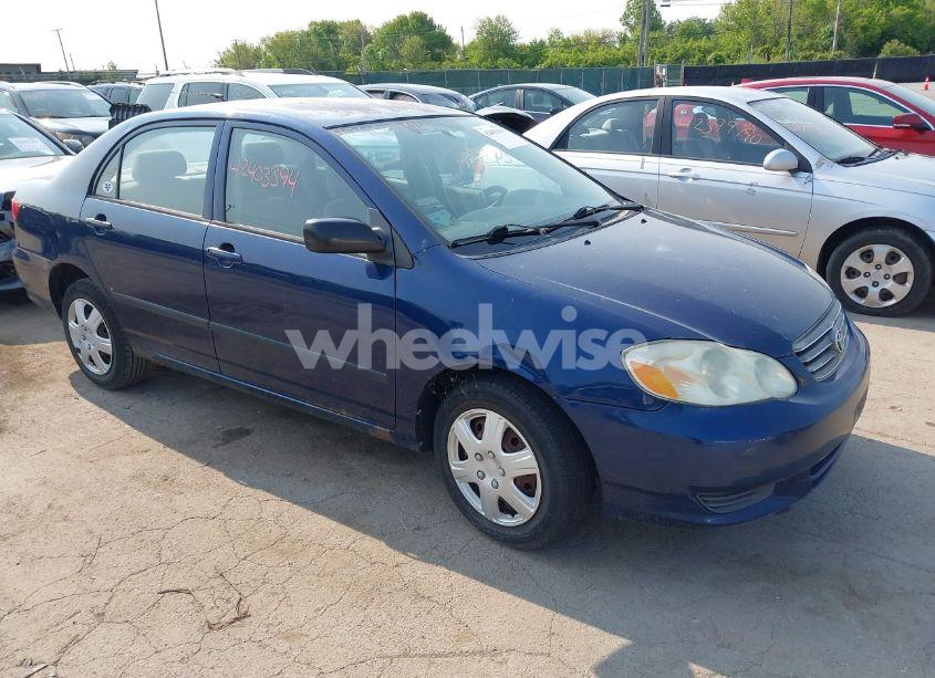 2003 Toyota Corolla CE (VIN 1NXBR32E43Z022729) main photo